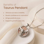 Taurus Pendant with Sunstone