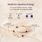 Aquarius Zodiac Constellation Bracelet for Women