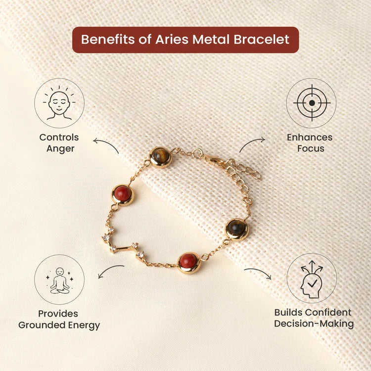 Aries Zodiac Constellation Bracelet for Women