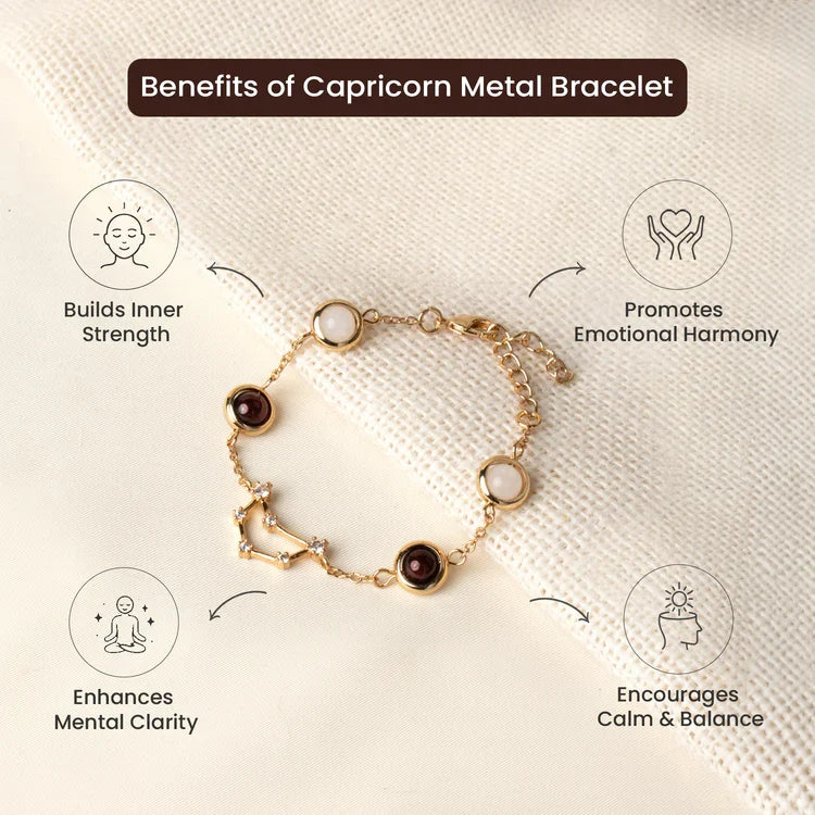 Capricorn Zodiac Constellation Bracelet for Women