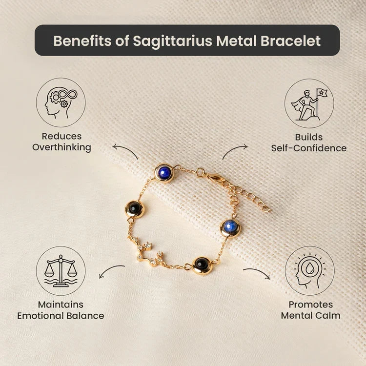 Sagittarius Zodiac Constellation Bracelet for Women