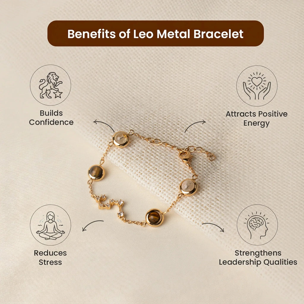 Leo Zodiac Constellation Bracelet for Women