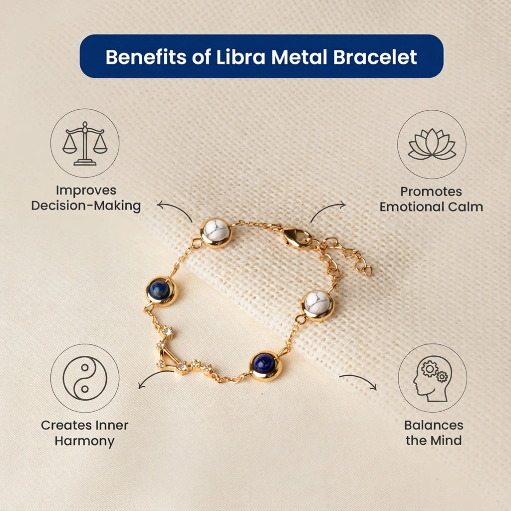 Libra Zodiac Constellation Bracelet for Women