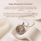 Taurus Pendant with Sunstone