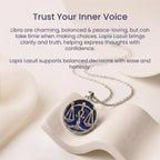 Libra Pendant with Lapis Lazuli