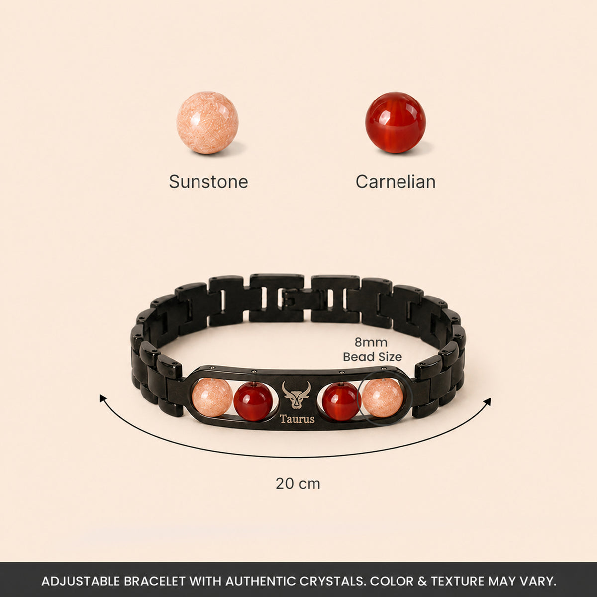 Taurus Zodiac Metal Bracelet