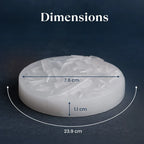Raw Moroccan Selenite Plate