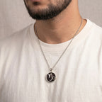 Capricorn Pendant with Garnet