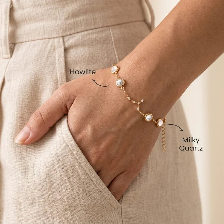Cancer Zodiac Constellation Bracelet for Women