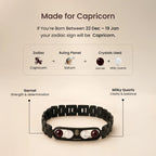 Capricorn Zodiac Metal Bracelet
