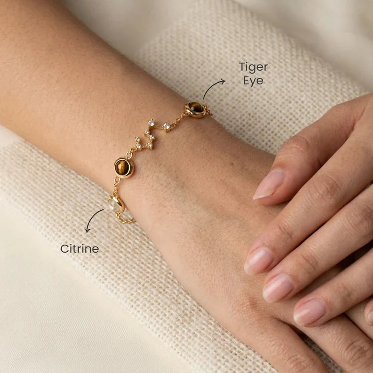 Leo Zodiac Constellation Bracelet for Women