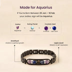 Aquarius Zodiac Metal Bracelet