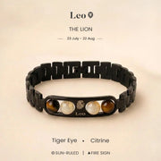 Leo Zodiac Metal Bracelet