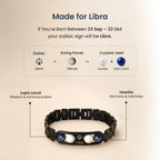 Libra Zodiac Metal Bracelet