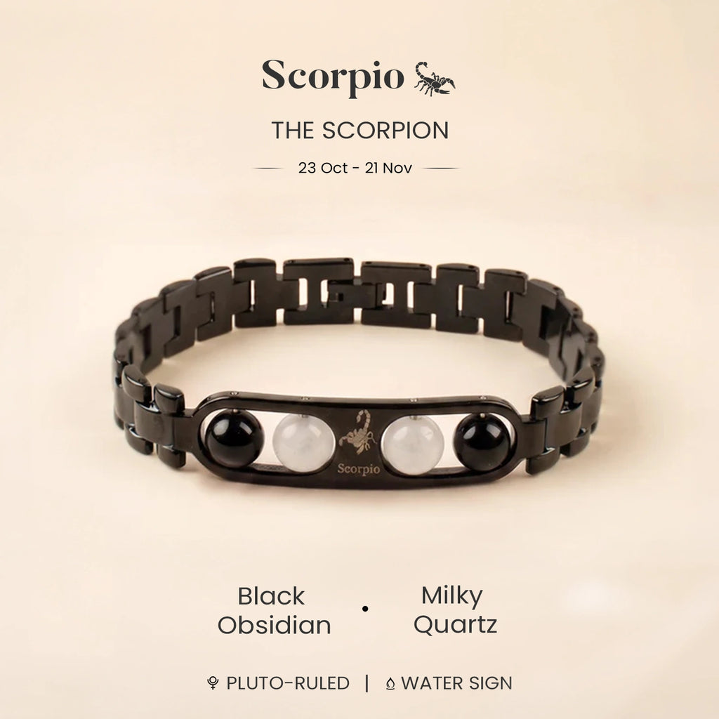 Scorpio Zodiac Metal Bracelet