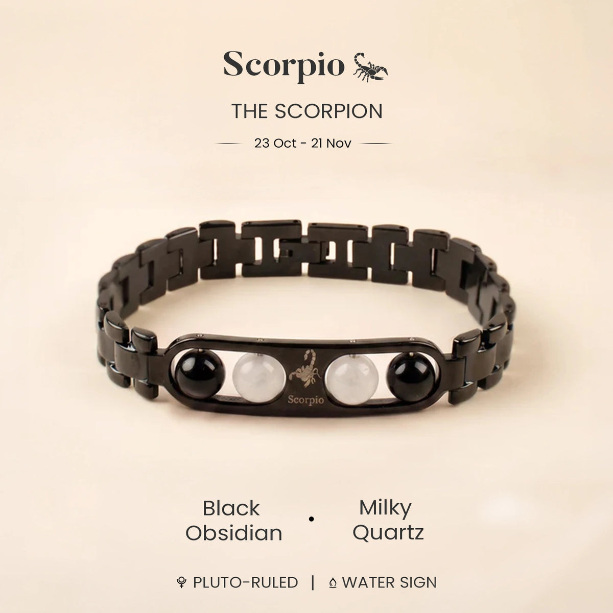 Scorpio Zodiac Metal Bracelet