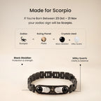 Scorpio Zodiac Metal Bracelet