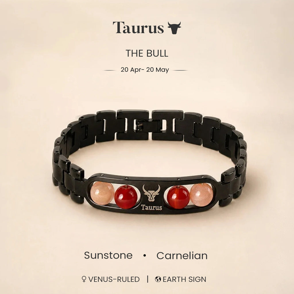 Taurus Zodiac Metal Bracelet