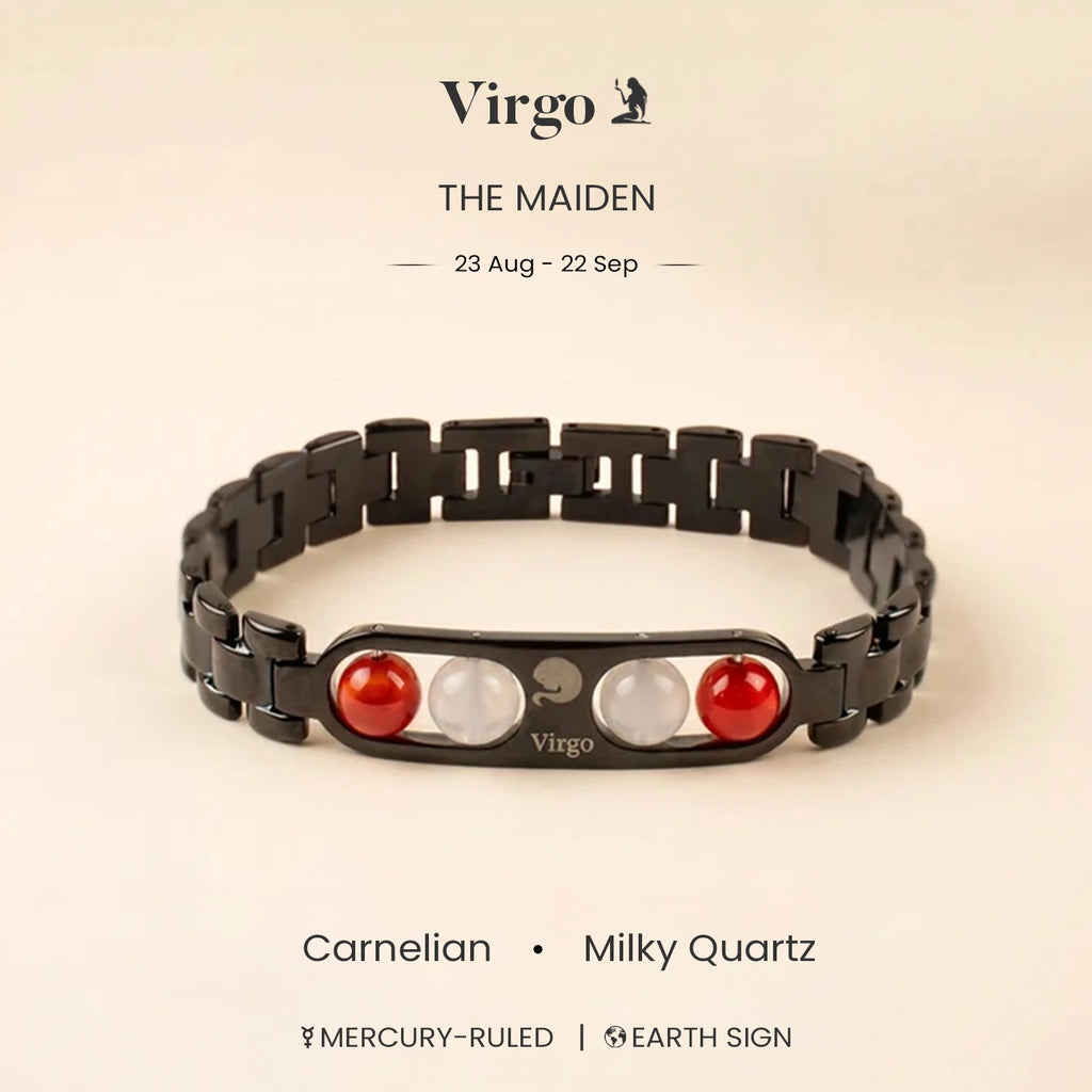 Virgo Zodiac Metal Bracelet